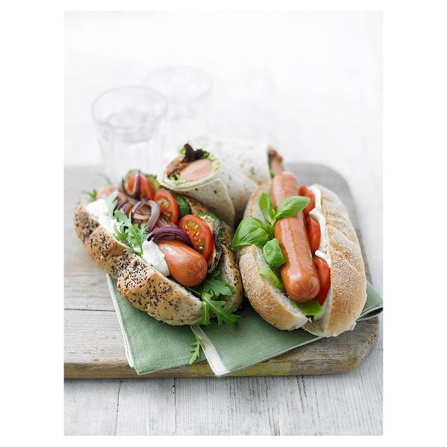 Herta pork frankfurters hot dogs 10 pack (British brand)