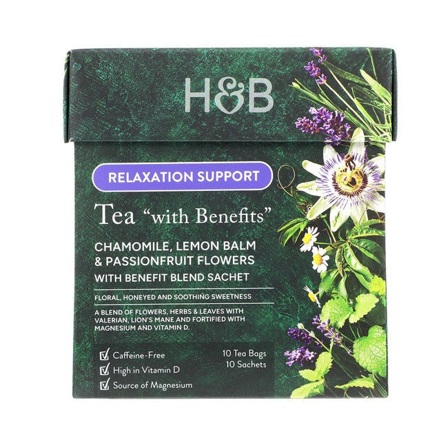 Holland & Barrett Relaxation Support Tea 10 tea bags, UK version