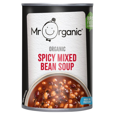 M&S Mr Organic Spicy Mixed Bean Soup 400g- Buy online at McGrocer