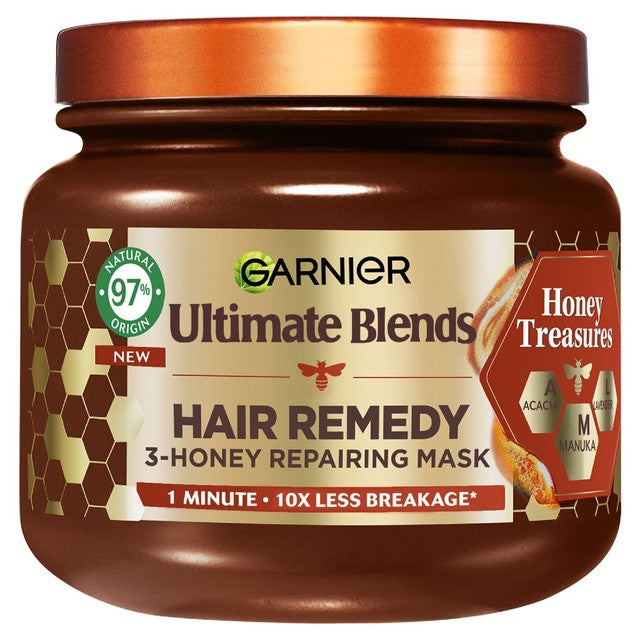 Garnier Honey Strengthening Hair Treatment Mask 340ml, UK version