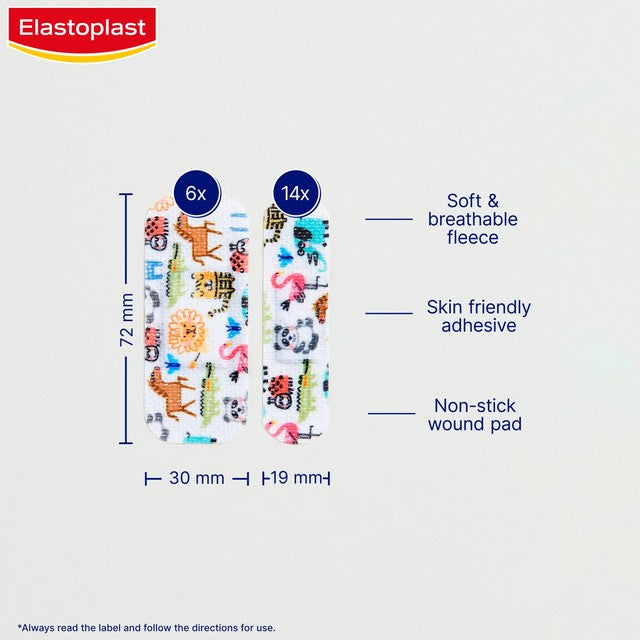 Elastoplast Sensitive Kids Plasters 20 pack - British product