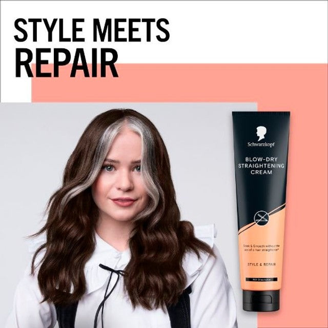 Schwarzkopf hair straightening cream Sleeky Smooth 150ml (British brand)