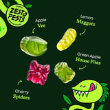 Wild Thingz Zesty Pests Bio Gummibärchen 130g (Britische Marke)