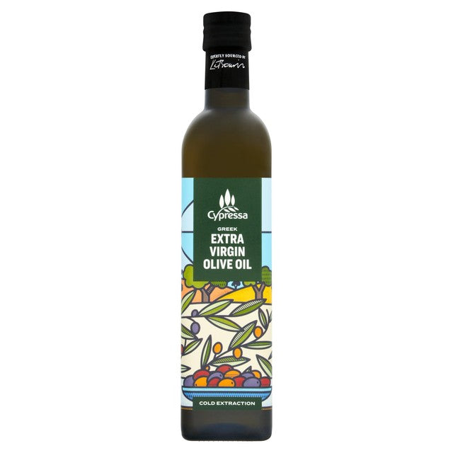 Cypressa extra virgin olive oil, imported from the UK