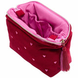 M&S Valentines Heart Bag cosmetics bag in cherry red, imported from the UK