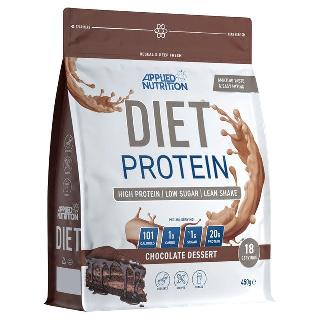Applied Nutrition diet whey protein powder chocolate dessert 450g - British product