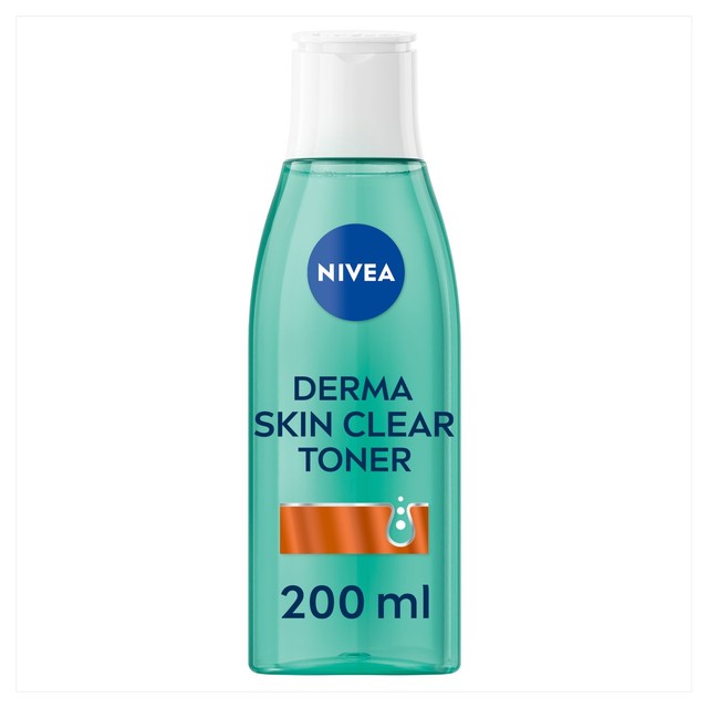 Nivea Derma Skin Clear Toner 200ml, imported from the UK