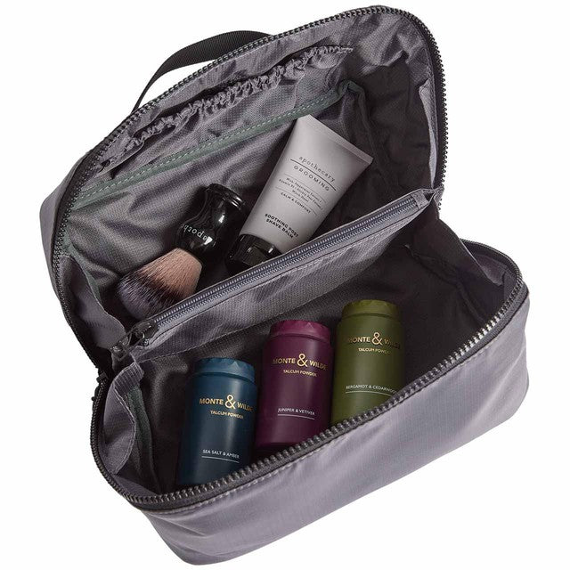 M&S Charcoal Travel Washbag, imported from the UK