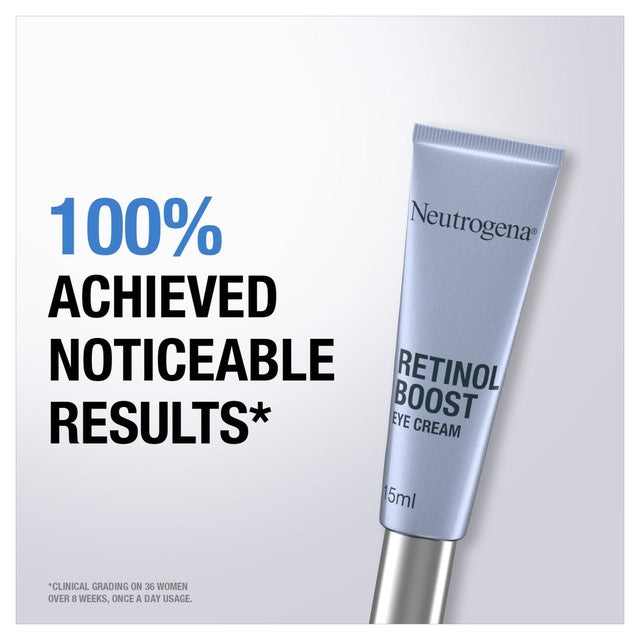 Neutrogena Retinol Boost eye cream 15ml, imported from the UK