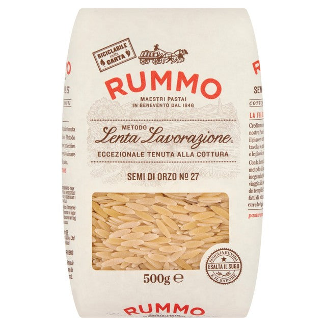 RUMMO Orzo Pasta No.27 500g, imported from the UK