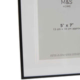 M&S layered mount photo frame black 5x7 inch (British brand)