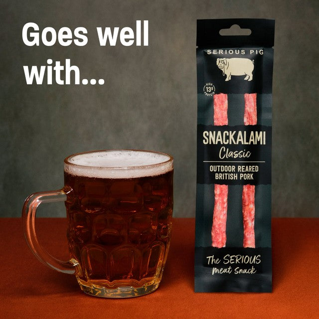 Serious Pig Classic Salami Snacks 30g (British brand)
