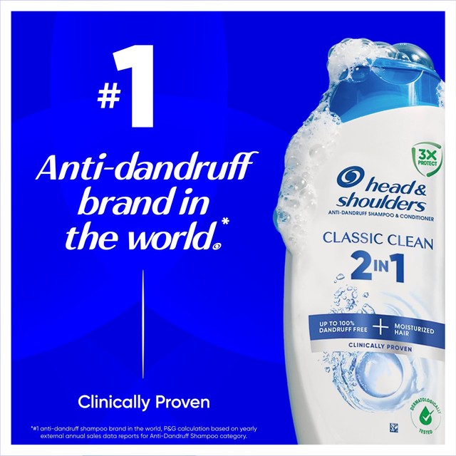 Head & Shoulders Classic Clean shampoo 1000ml, UK version