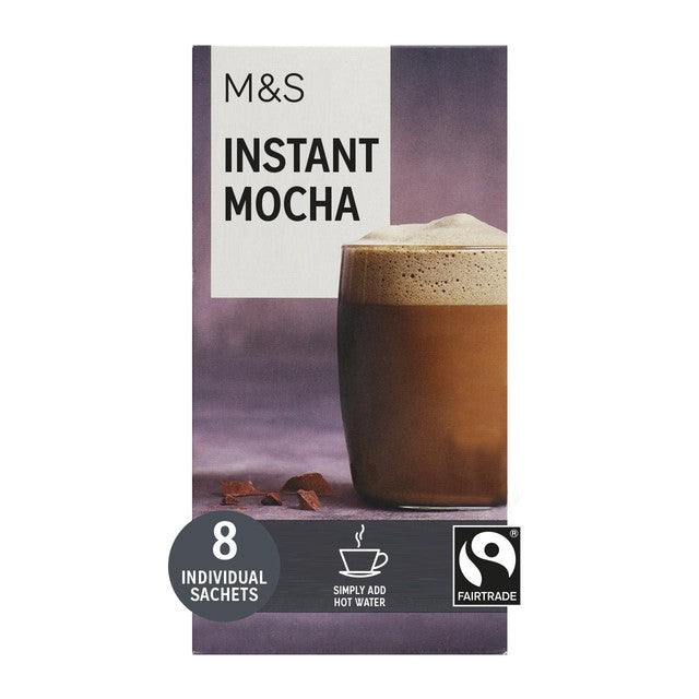M&S instant mocha sachets 184g, imported from the UK