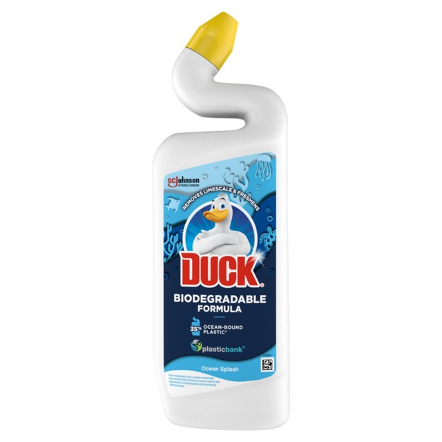 Toilet Duck biodegradable toilet cleaning liquid Ocean Splash 750ml - British product