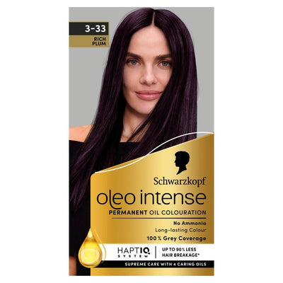M&S Schwarzkopf Oleo Intense Permanent Hair Colour, Rich Plum 3-33- Buy online at McGrocer
