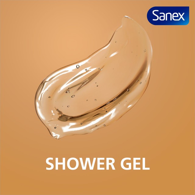 Sanex Zero% Sensitive Skin Shower Gel 225ml (British brand)