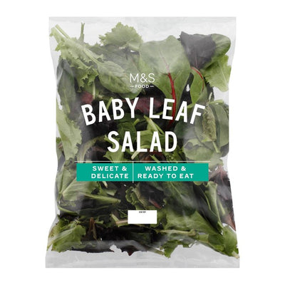 Gemischter Baby-Blattsalat, gewaschen und verzehrfertig, 80g