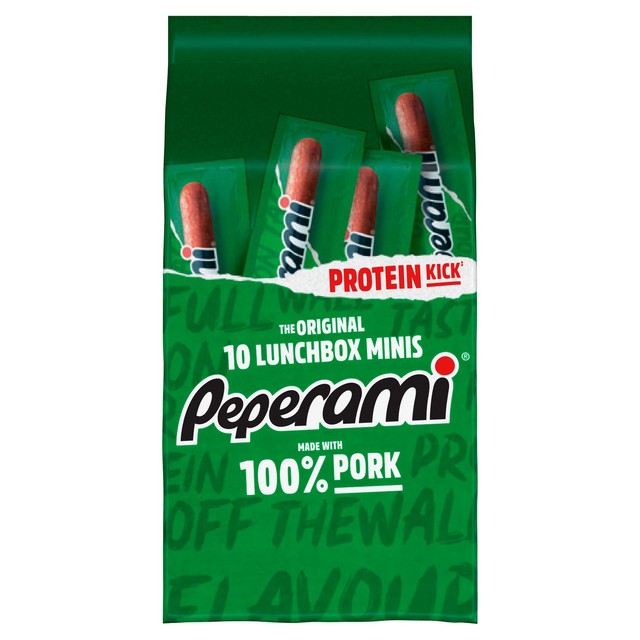 Peperami Original Mini Salami 100g, imported from the UK