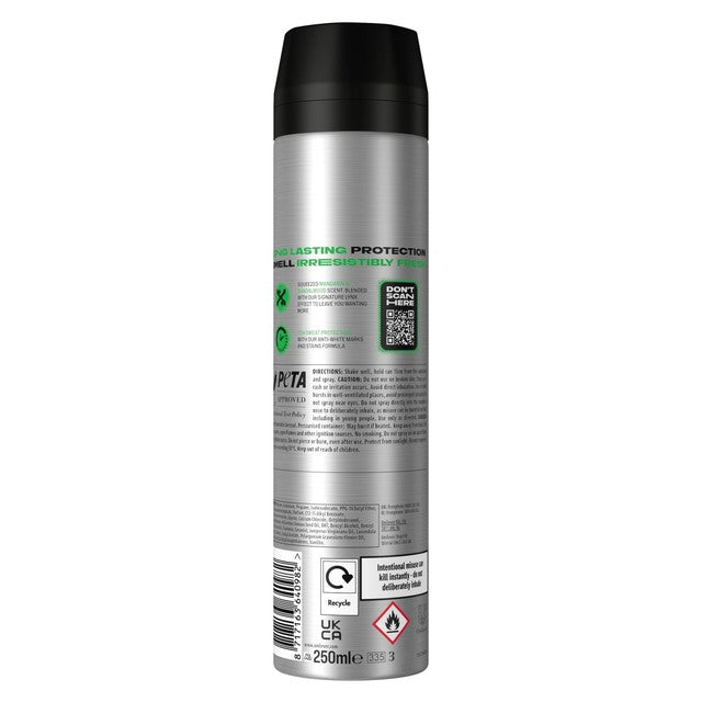 Lynx Africa Anti-Perspirant Deodorant Spray 250ml, UK version