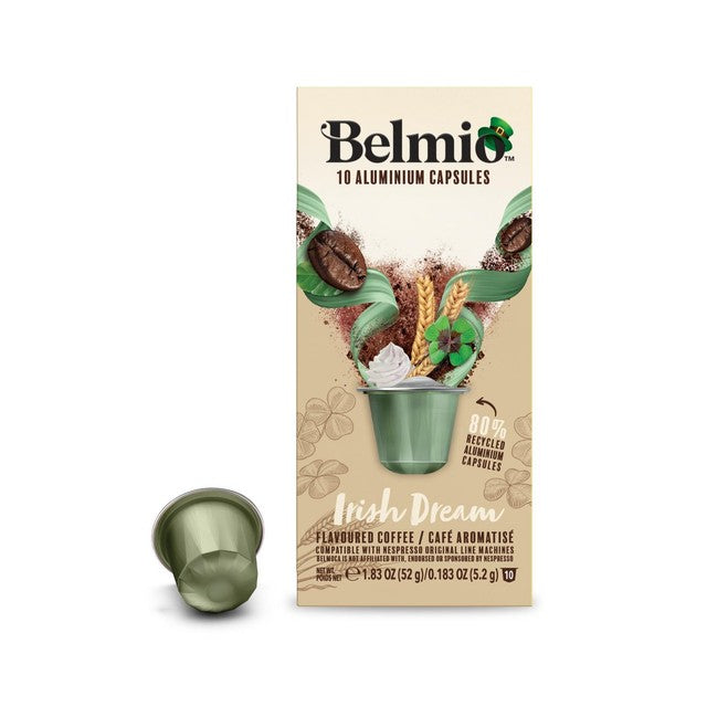 Belmio Irish Dream coffee pods 10 pack - British product