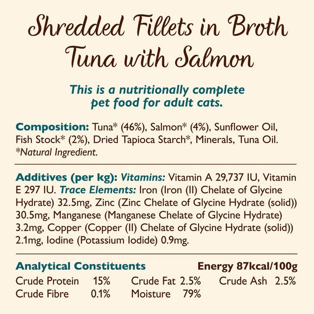 Lily's Kitchen shredded fillets cat food variety pack 8x70g, UK version