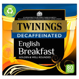Twinings decaffeinated English Breakfast tea bags - British product