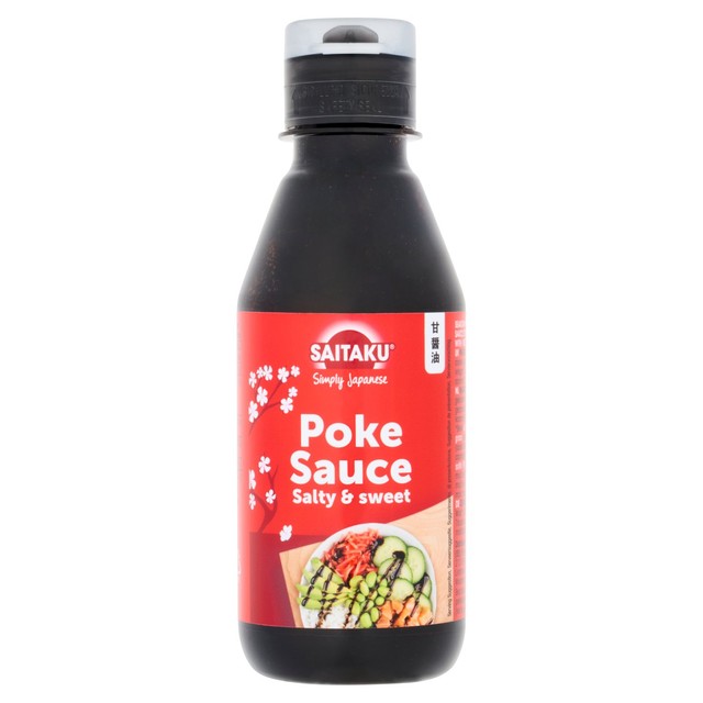 Saitaku Poke Sauce seasoning bottle - British product
