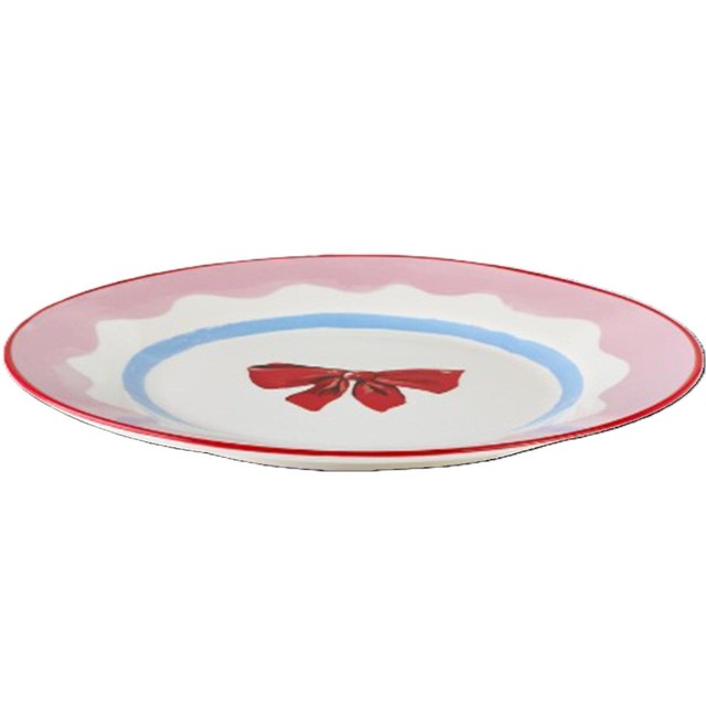Eleanor Bowmer bow dinner plate stoneware 27.8cm - British product