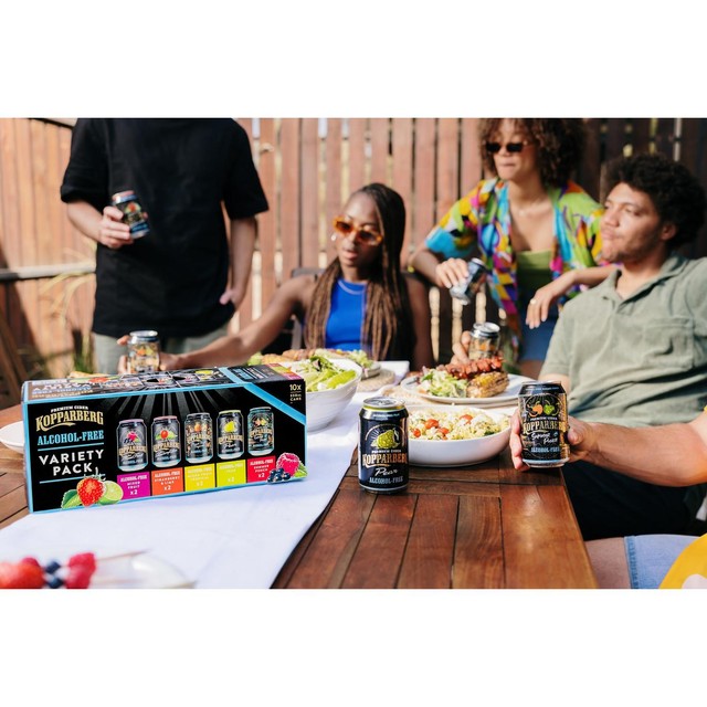 Kopparberg alcohol-free cider variety pack 10x330ml, UK version