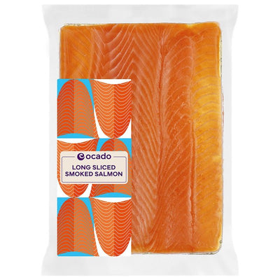 Ocado Saumon fumé en tranches longues 180g