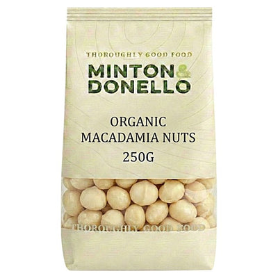 Minton & Donello Økologiske Macadamianøtter 250g