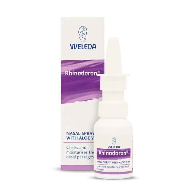 Weleda Rhinodorn congestion and allergy nasal spray 20ml (British brand)