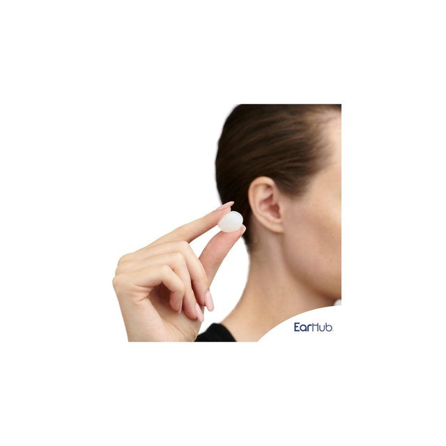 EarHub Sleepwell Soft Silicone Earplugs 6 Pair - British product