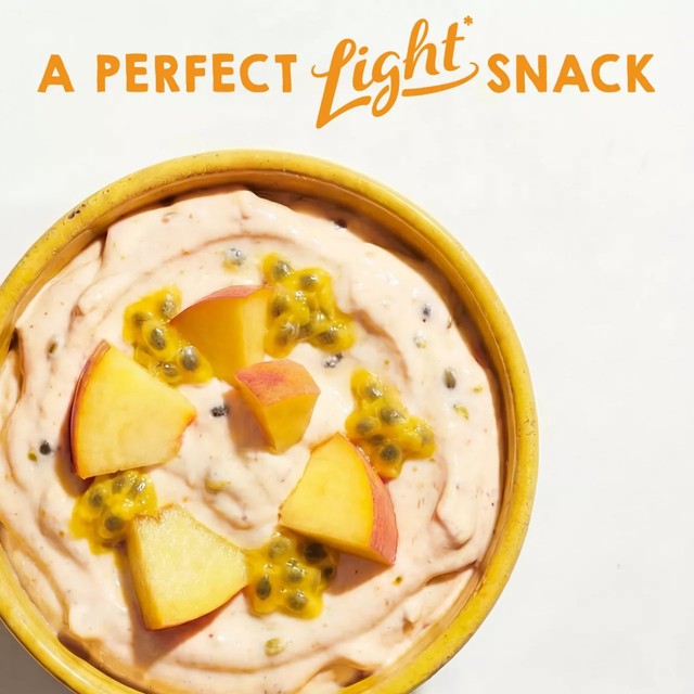 Light & Free Peach Greek Style Fat Free Yoghurt Multipack 460g, UK version
