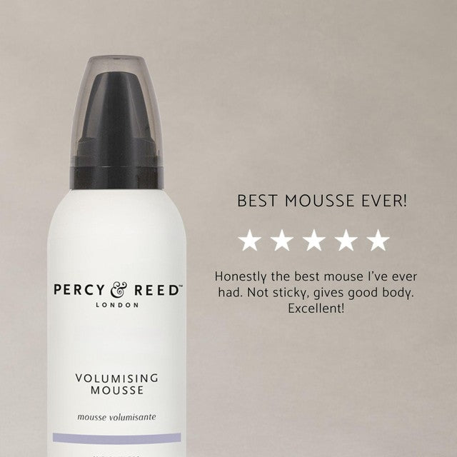 Percy & Reed Volumising Mousse 200ml, imported from the UK