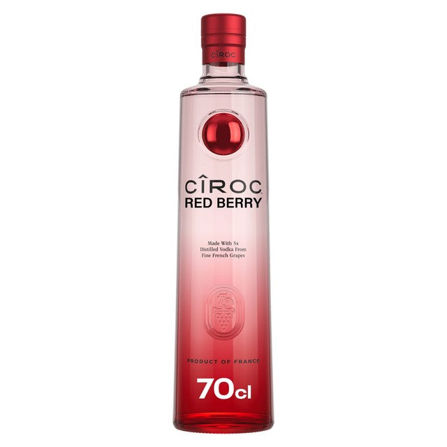 Ciroc Red Berry Flavoured Vodka 70cl - British product