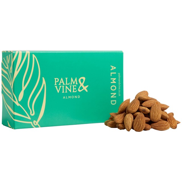 Palm & Vine whole natural almonds, imported from the UK