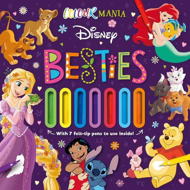 Igloo Books Disney Colourmania Besties colouring set 23cm - British product