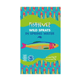 Fish 4 Ever Wild Sprats in Spring Water 110g - British product