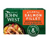 John West Atlantic salmon fillet Mediterranean style 115g - British product