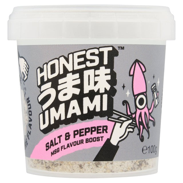 Honest Umami Salt & Pepper MSG flavour boost seasoning 100g, UK version