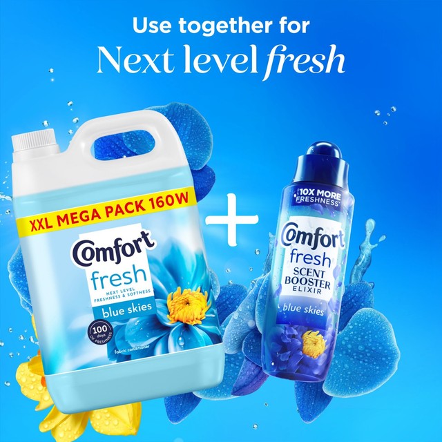 Comfort Fabric Conditioner Blue Skies 4800ml - British product