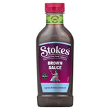 Stokes brown sauce squeezy bottle 505g (British brand)