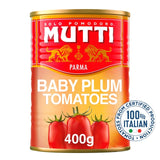 Mutti Italian baby plum tomatoes 400g, imported from the UK