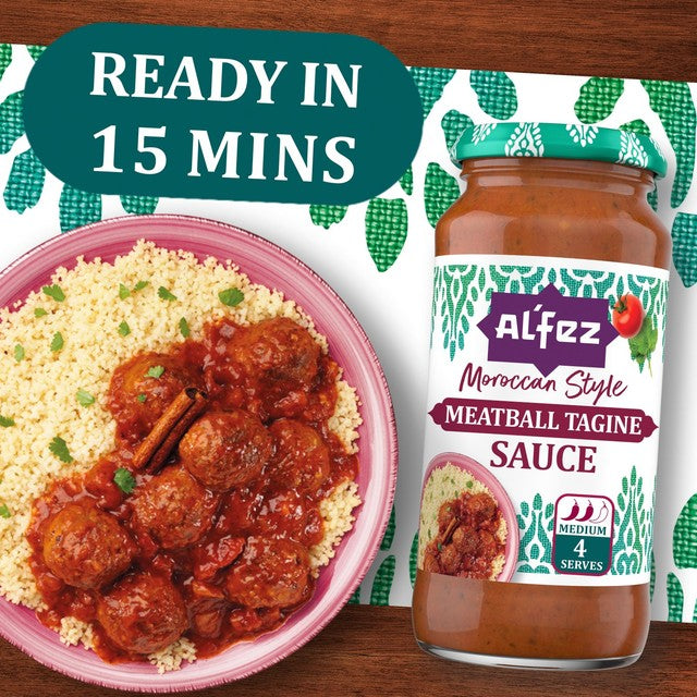 Al'Fez Moroccan Style Meatball Tagine Sauce 450g - British product