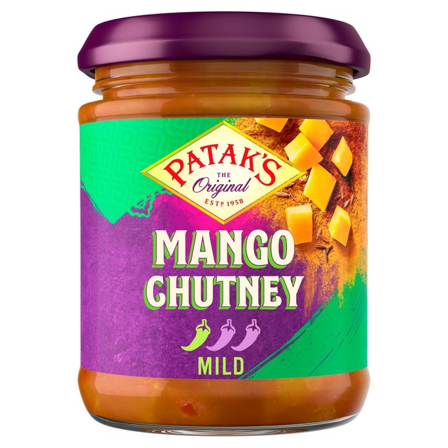 Patak's mild mango chutney 210g, imported from the UK
