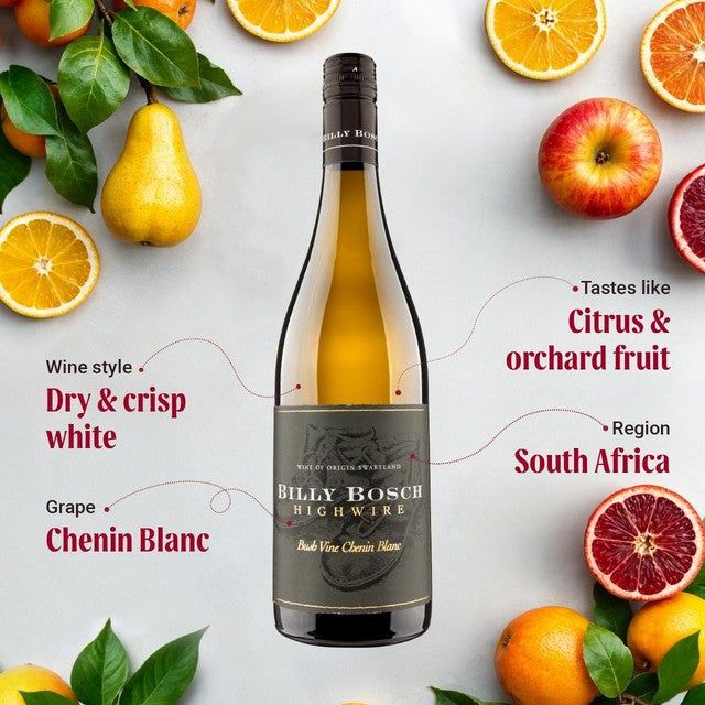 Virgin Wines Billy Bosch Highwire Chenin Blanc 75cl white wine - British product
