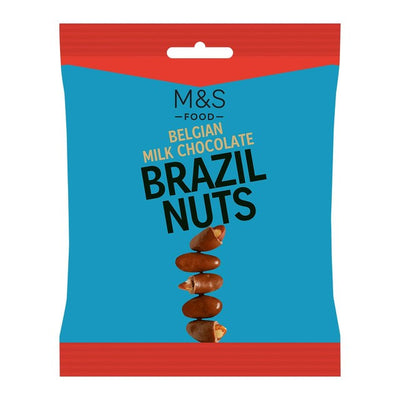 M&S M&S Belgian Milk Chocolate Brazil Nuts Chocolate Covered Nuts 85g- Buy online at McGrocer