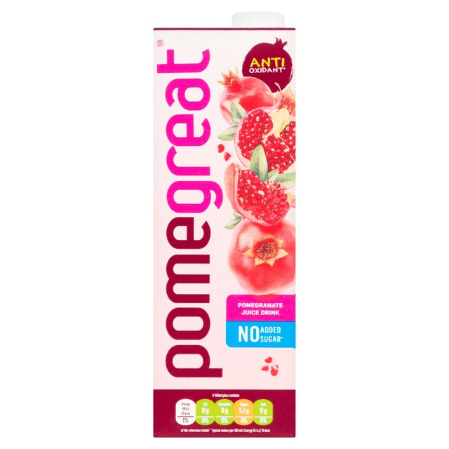Pomegreat pomegranate juice drink 1L, imported from the UK